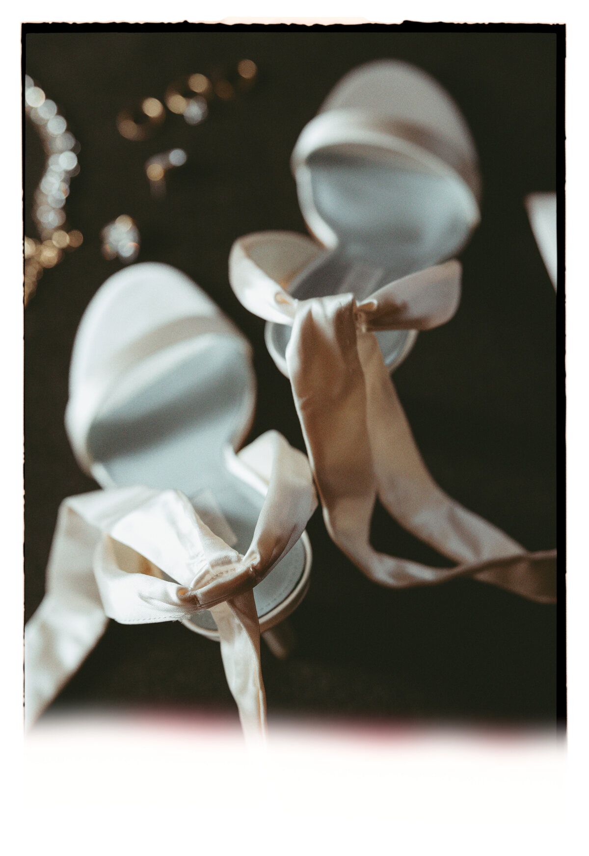 A photo of the wedding details at the Hotel Zaza wedding in Houston.