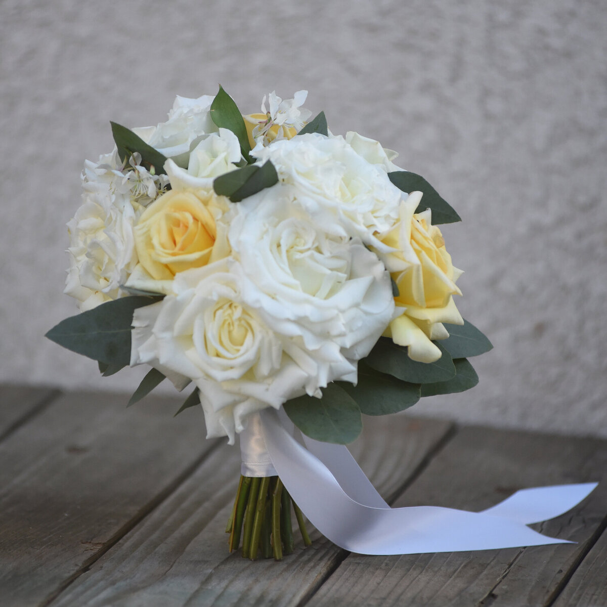 homegrown wedding bouquet