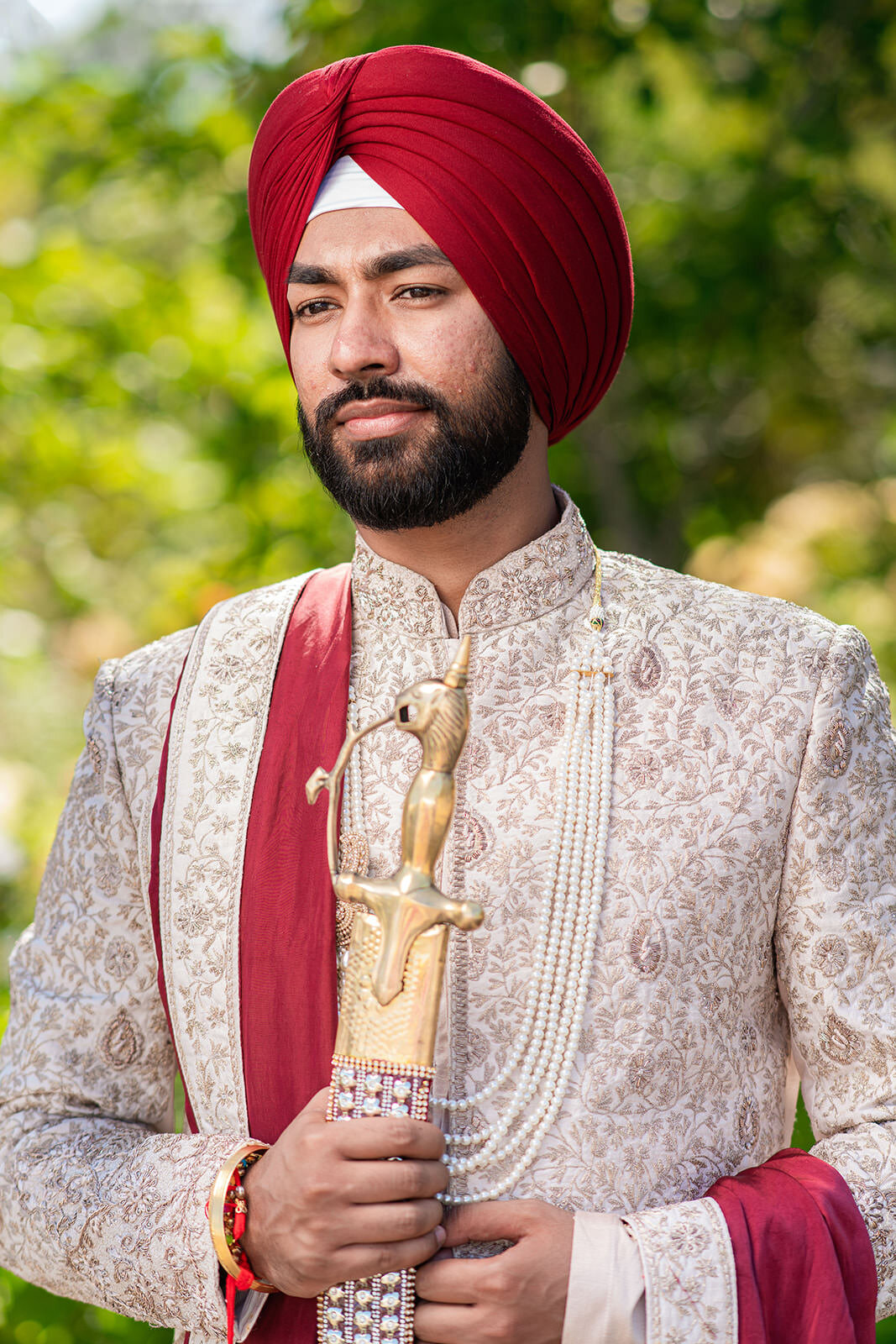 indian groom portrait-  toronto wedding photographer