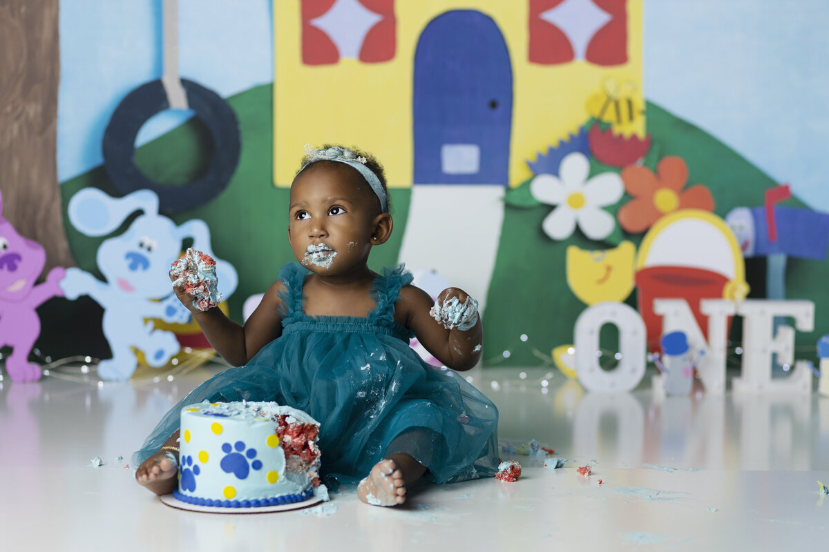 cake smash photography in Fayetteville Georgia