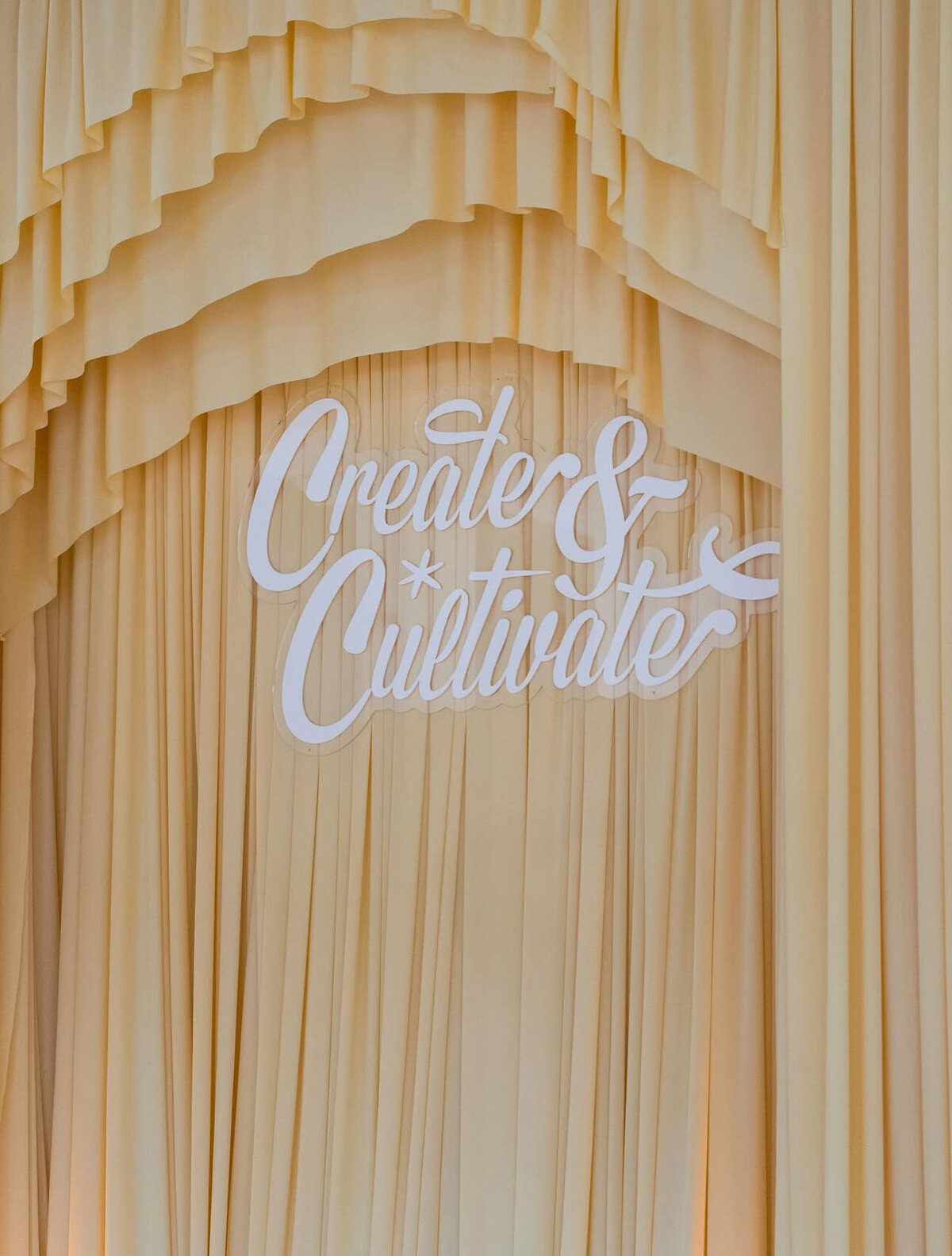 Create & Cultivate installation by The Works Collective | immersive brand activation in Los Angeles.