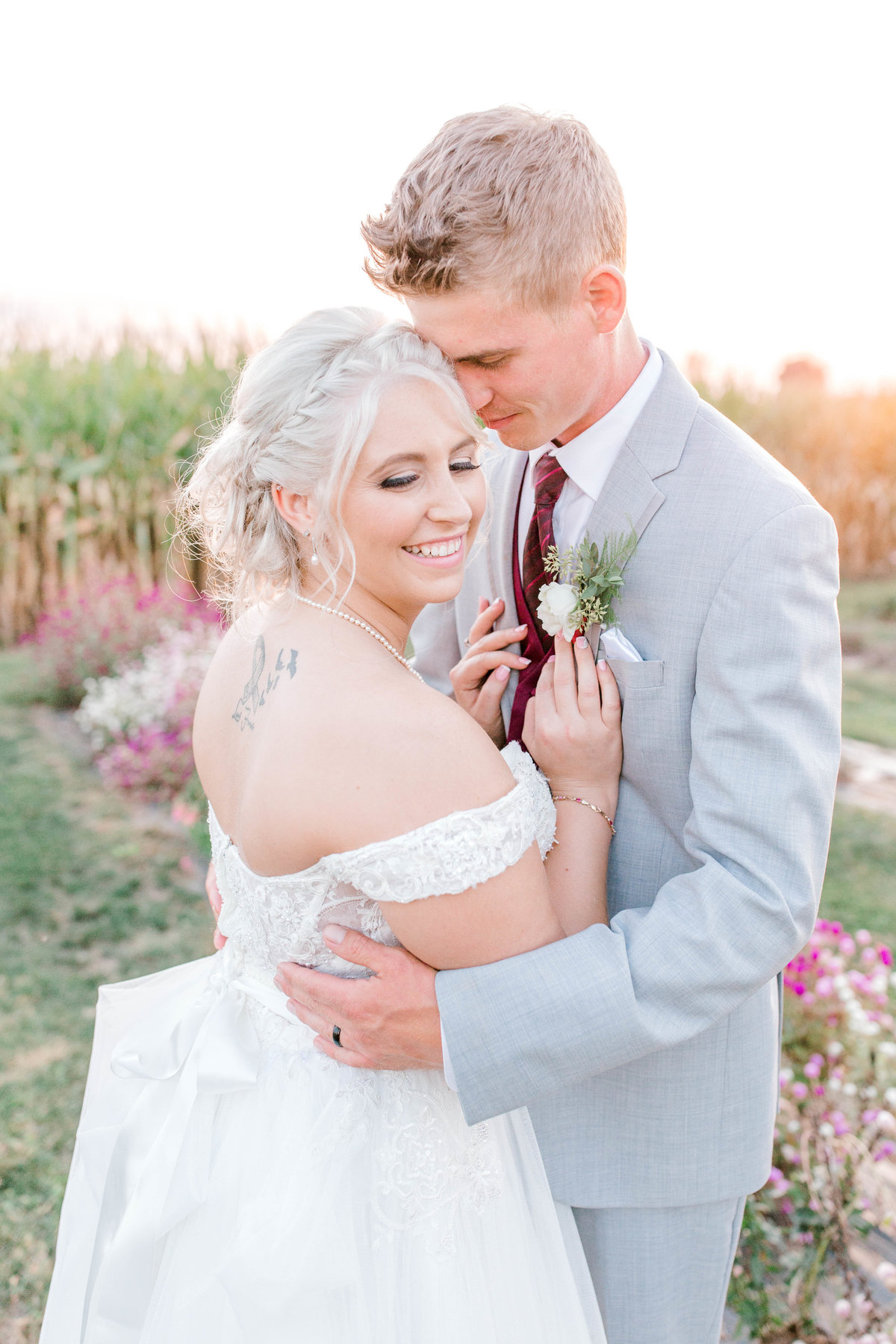 Summer farm wedding