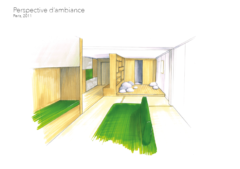 Espaces zen et raffinés dans un appartement parisien, créés par Jessica Eberlé