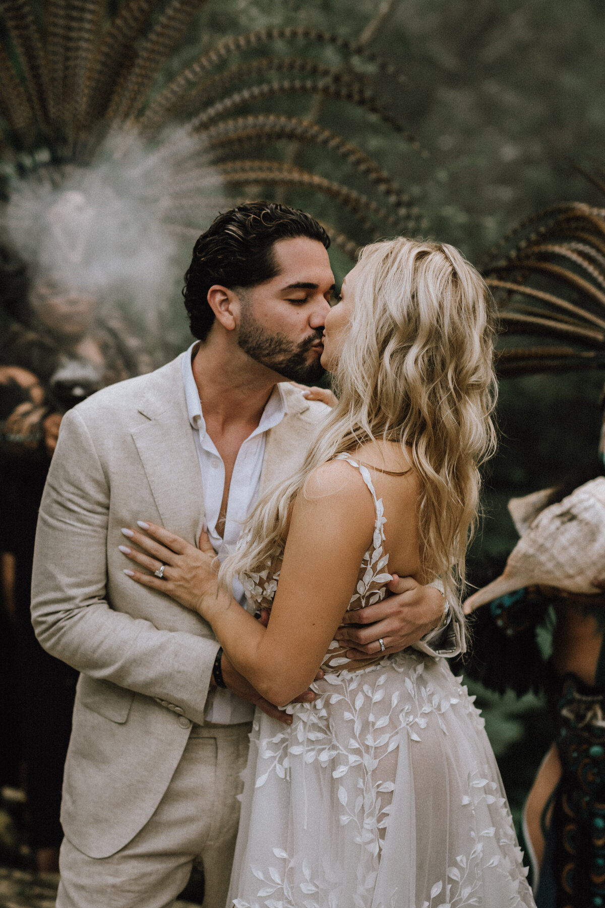 Mayan Wedding Ceremony at a Cenote in Tulum