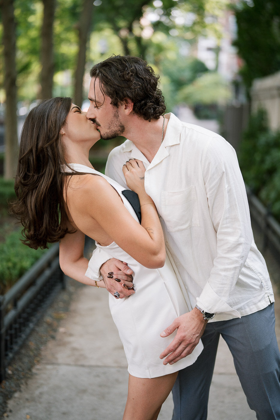 Downtown Chicago Engagement Photos-37