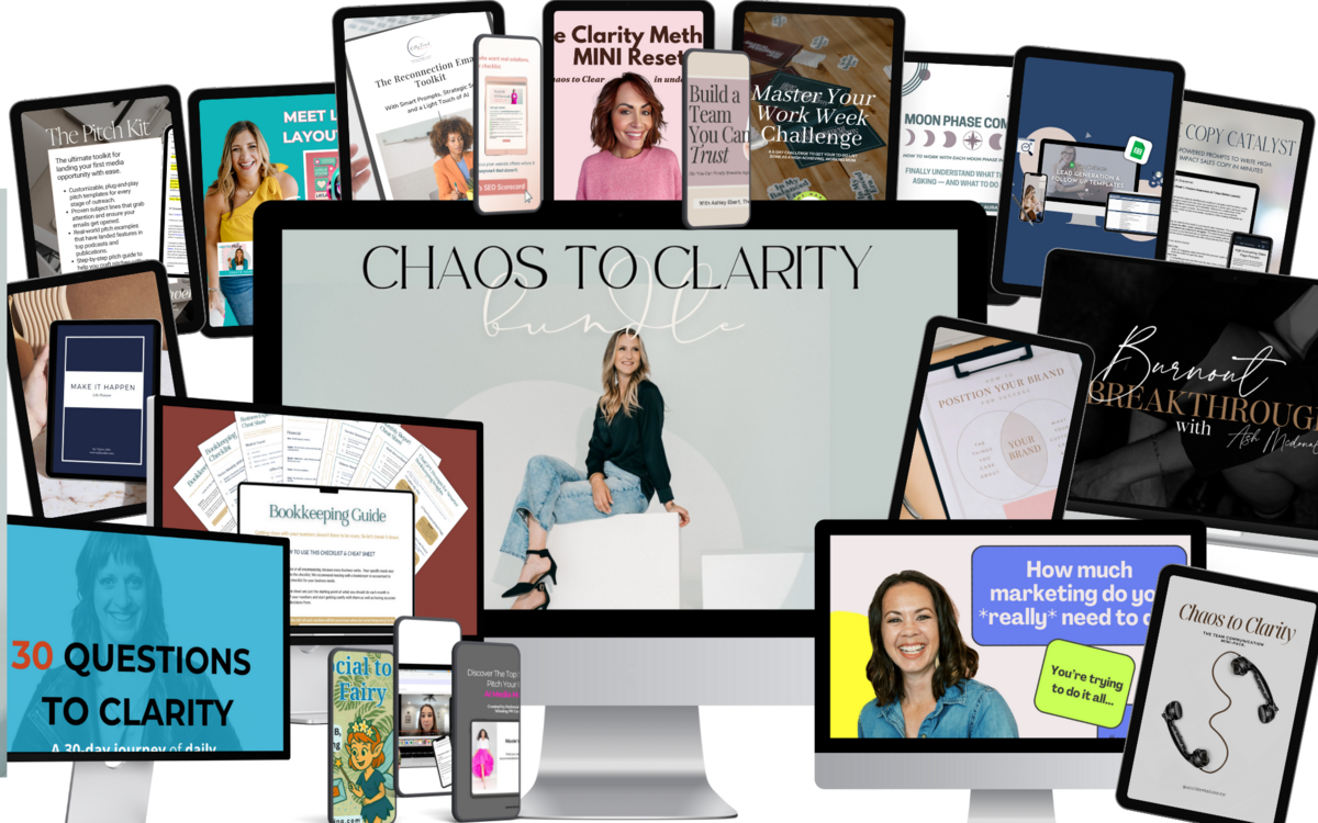 Chaos to Clarity Bundle Mockup