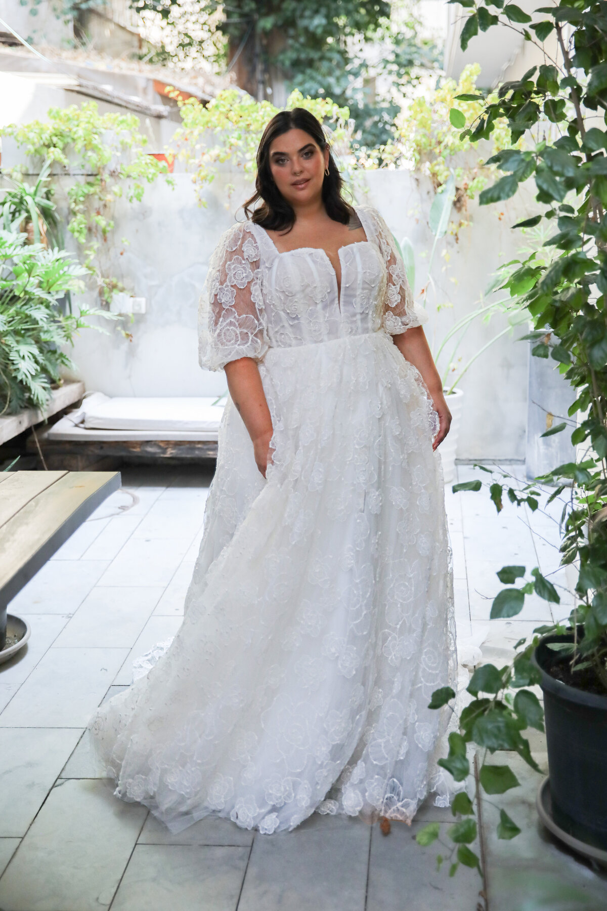 Statement Plus size Wedding Dress