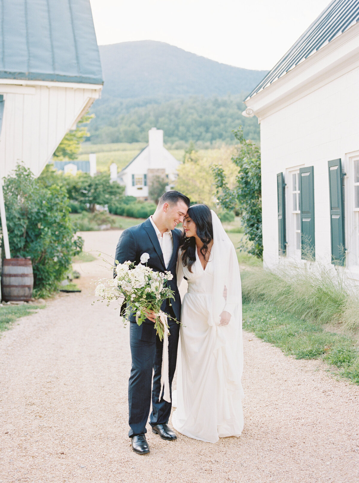 Michela Watson Photography Michela Brooke Photography Modern Garden Wedding Old World Dress Flower Farm Romantic Blue Ridge Mountains Natural Organic Timeless-67