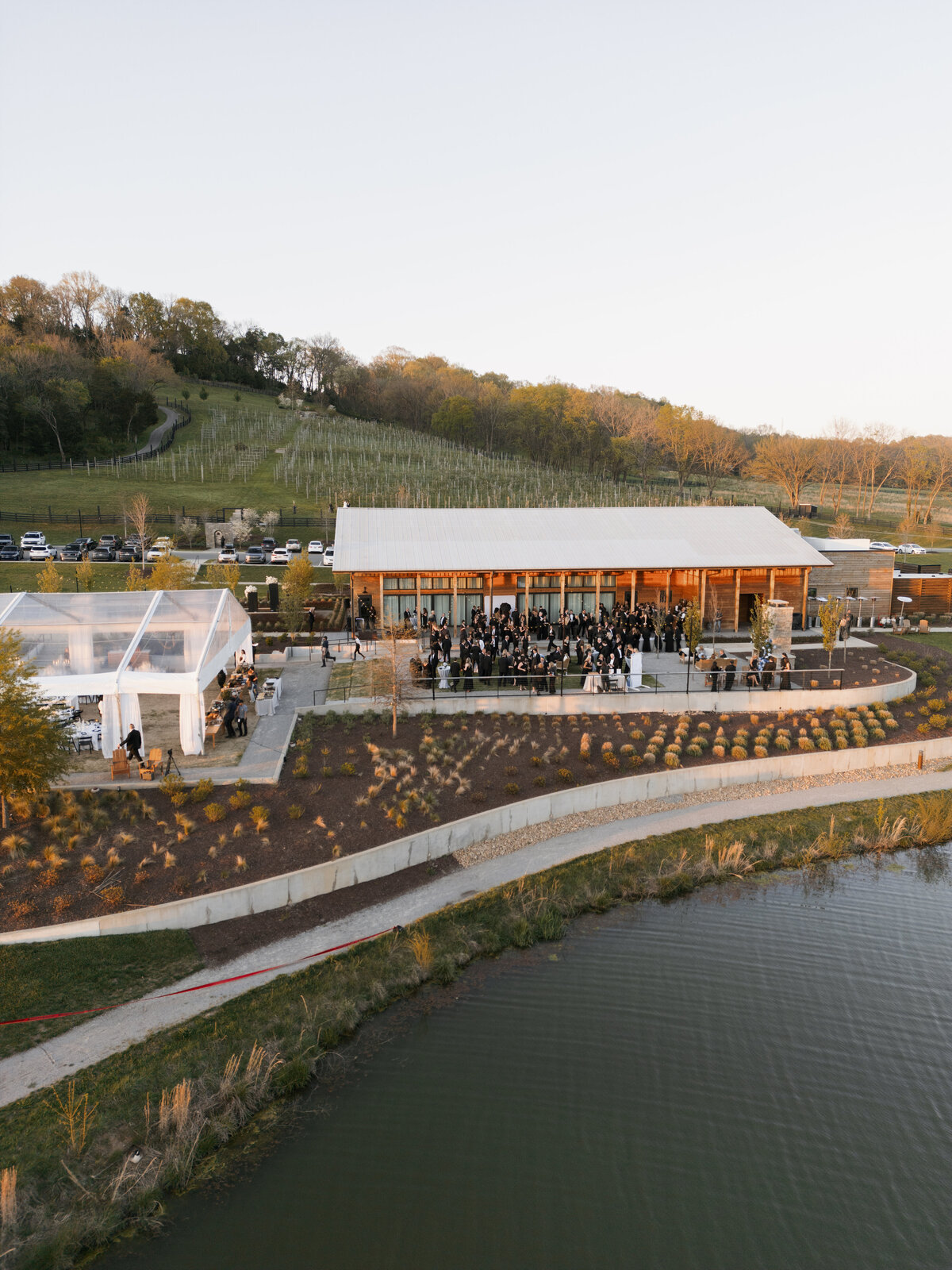 1 Classic black tie Southall Farm & Inn wedding_Fete Nashville Luxury Weddings
