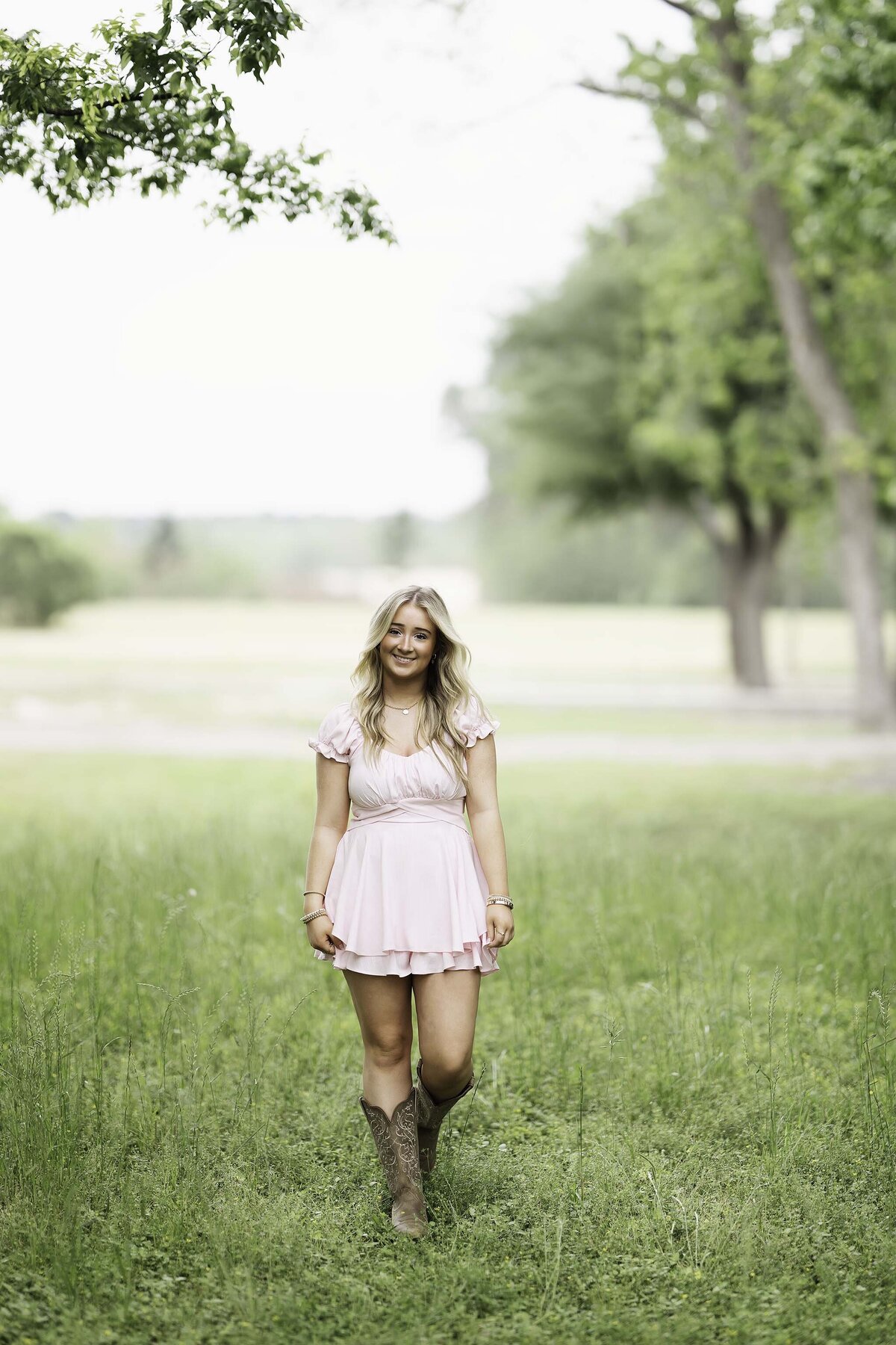 Senior Photography - Old Town Spring - Pink Dress