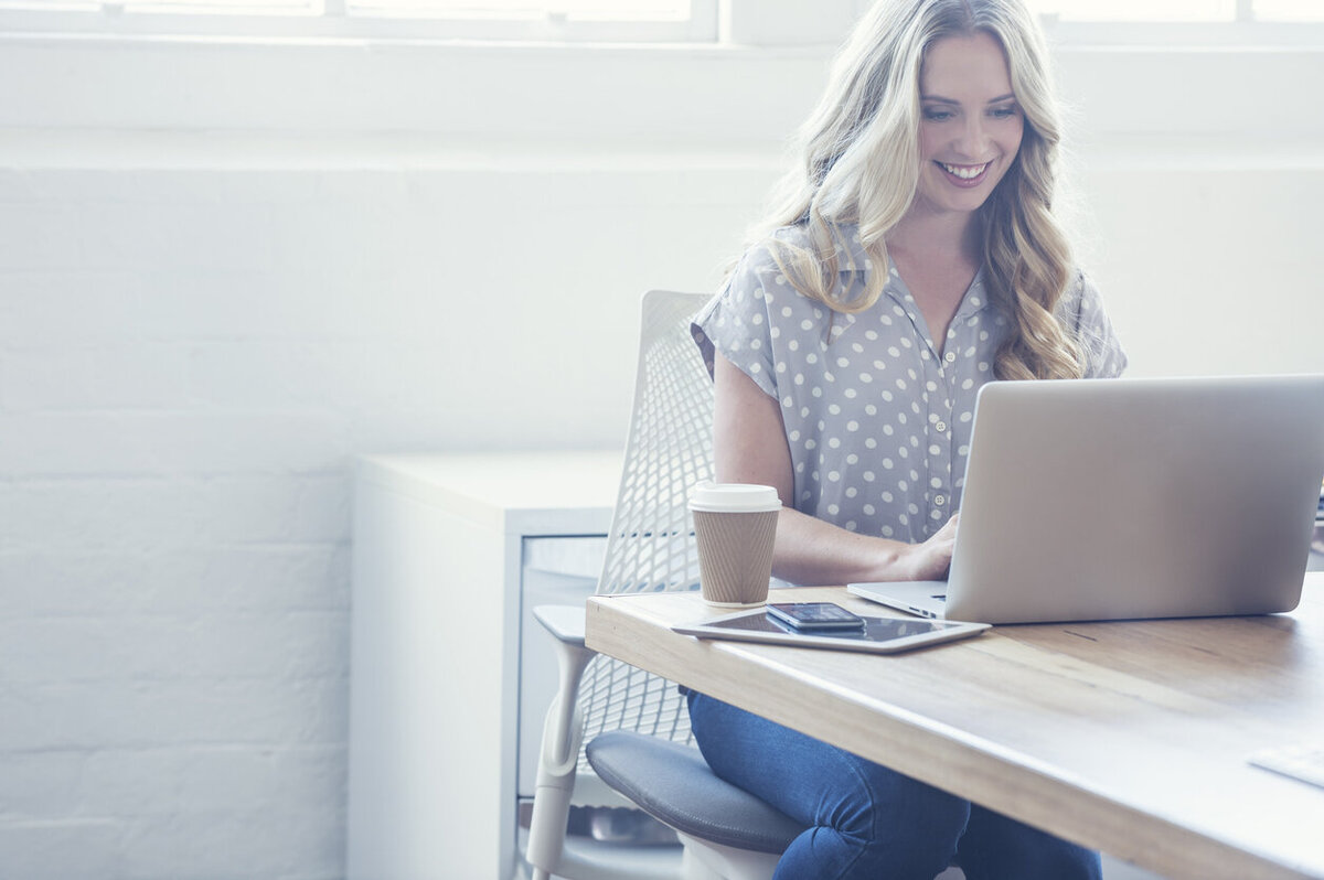 Woman on laptop