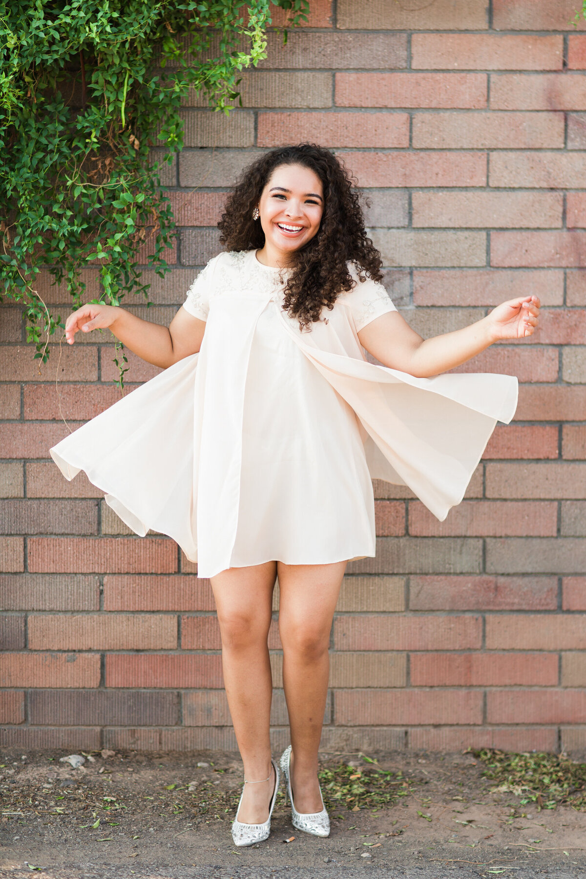 fashion portrait of woman in downtown Phoenix