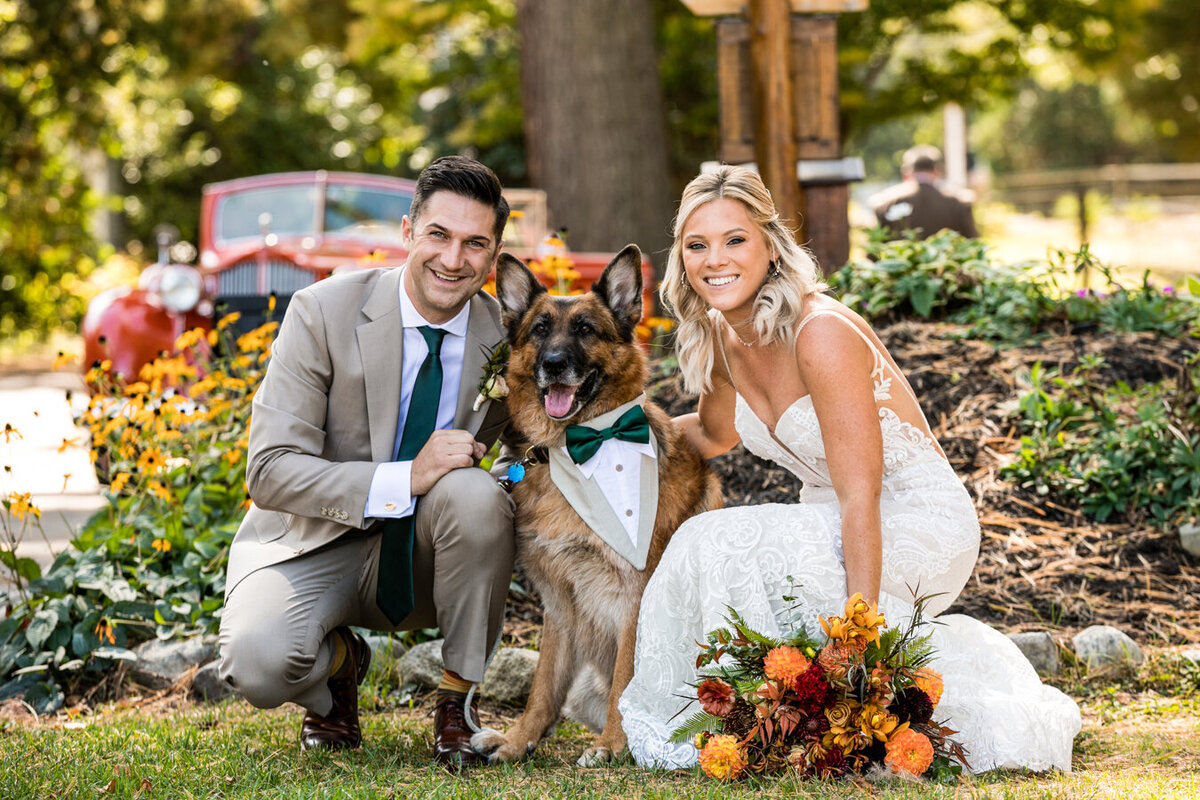 Adirondack Wedding with Dog
