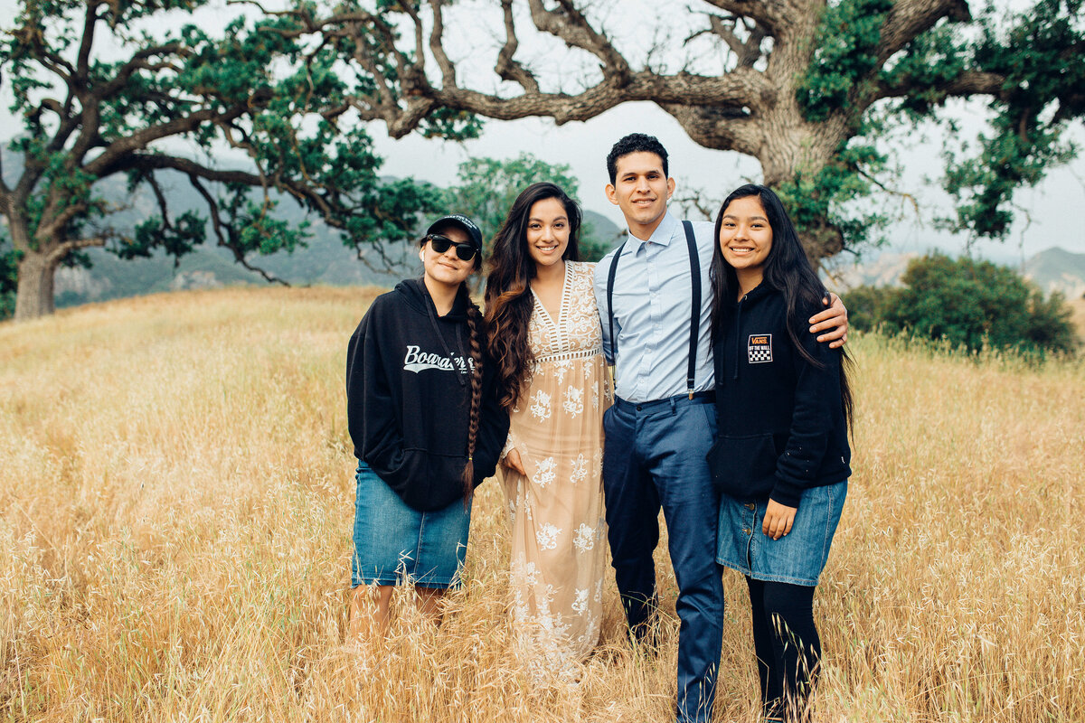 Engagement Photograph Of  Man And Three Women  Los Angeles
