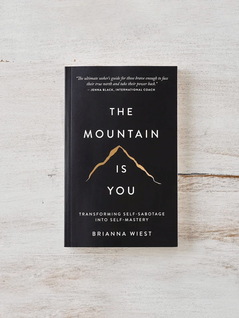 Peak Interactive Wellness recommended book The Mountain Is You by Brianna Wiest, available in Denver and Greenwood Village to support personal growth and self-mastery.