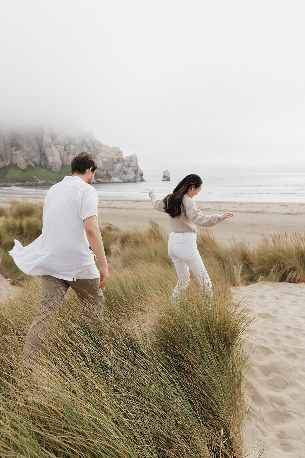 Adventurous Lifestyle Engagement Photos in Morro Bay by San Luis Obispo Wedding Photographer Samantha Anne