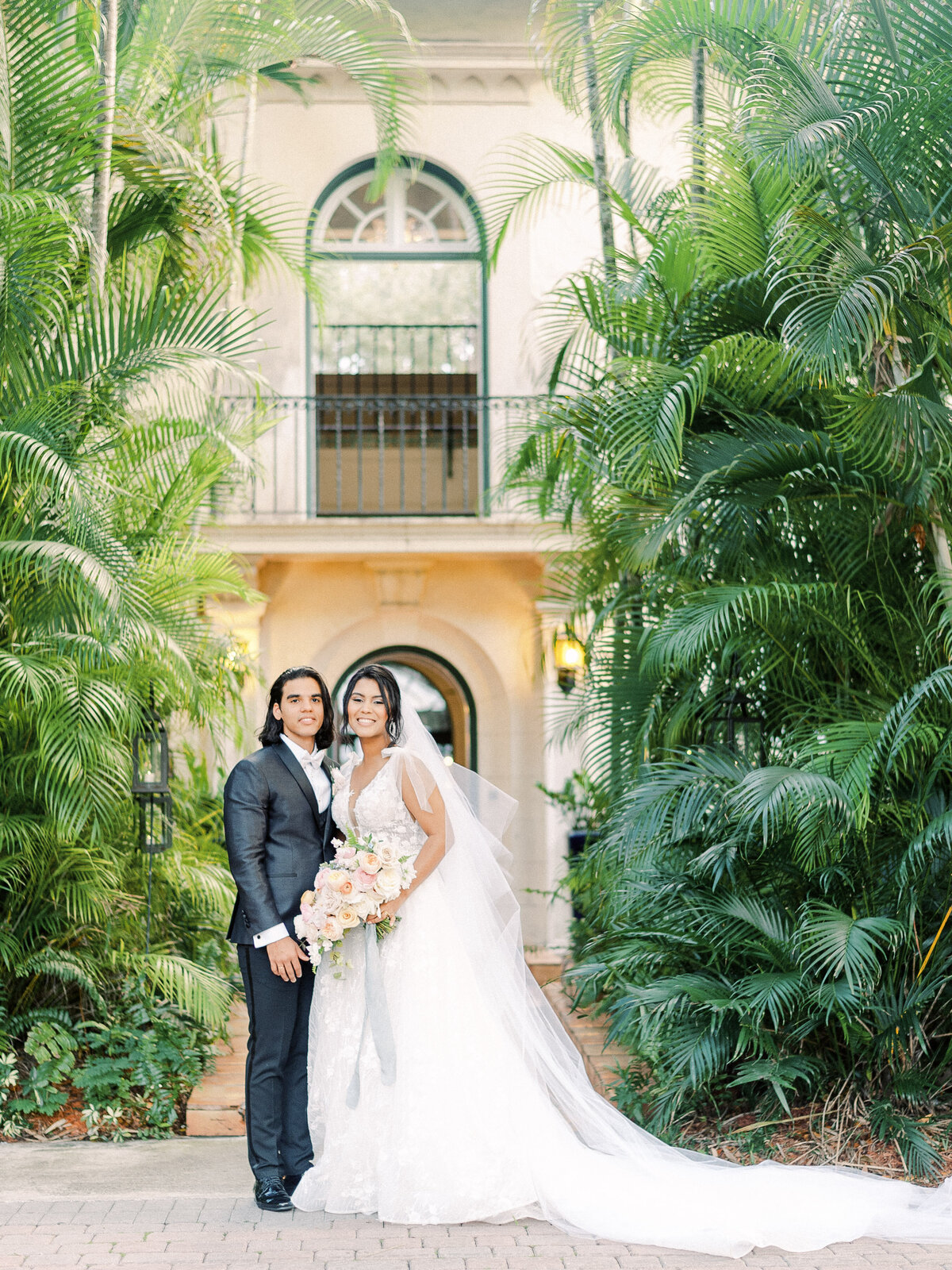 Romantic Miami Wedding by Claire Duran