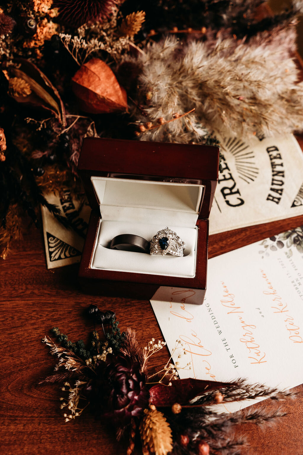 Vesper-and-Vow-Bemidji-Minnesota-wedding-and-elopement-photographer-coordinator-planner-dark-moody-autumn-ceremony