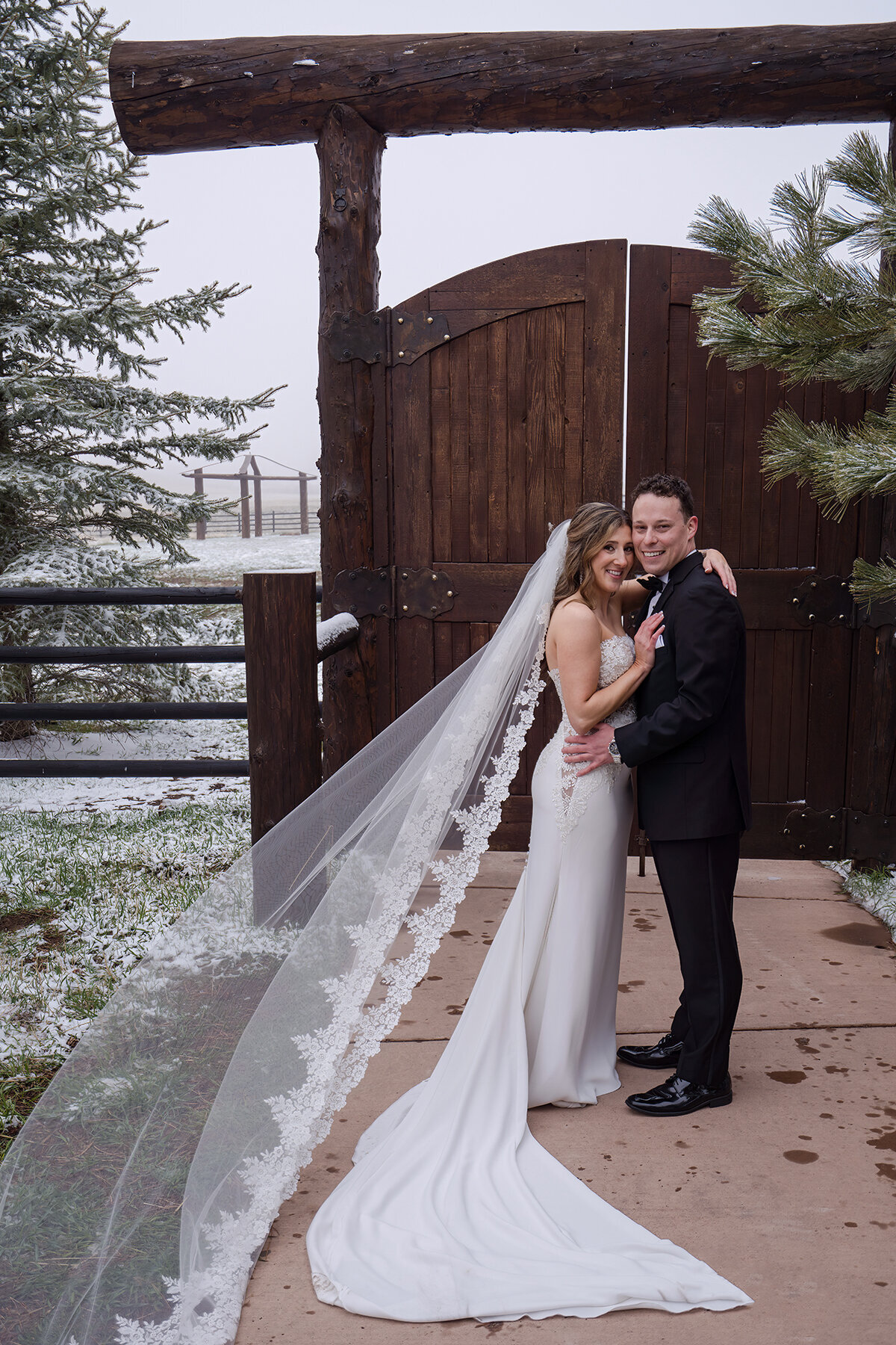Spruce Mountain Ranch Snow wedding