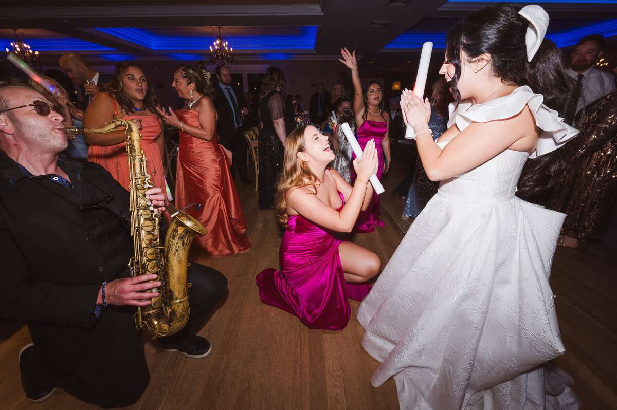 wild wedding party reception