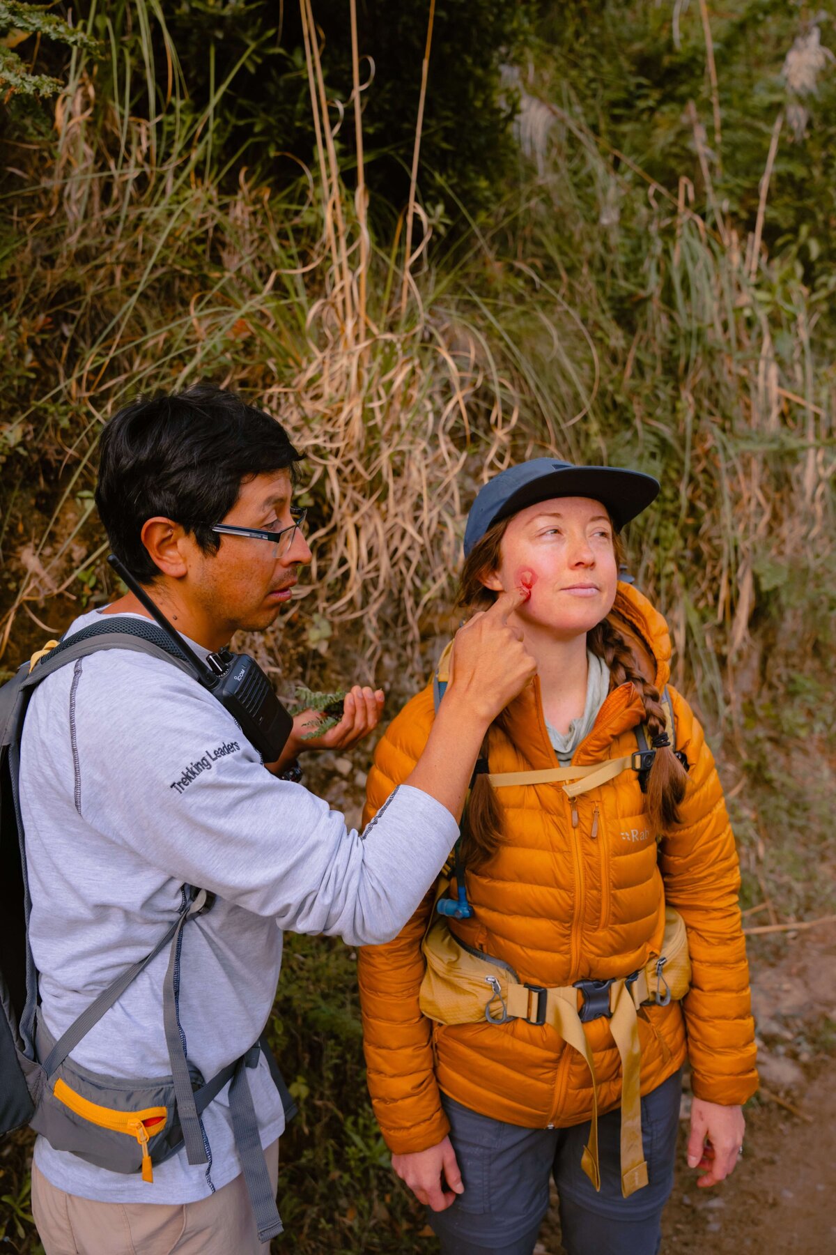 meredith-ewenson-salkantay-trek-peru-legit-trips-berry-face-paint