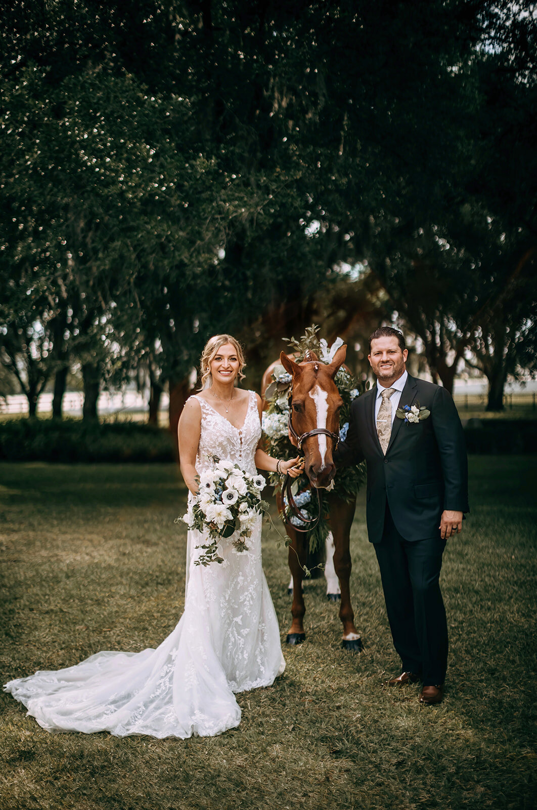 wedding at World Equestrian Center, Ocala, FL