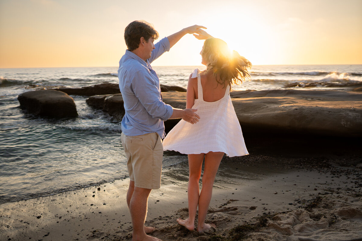 Couple Beach Session San Diego