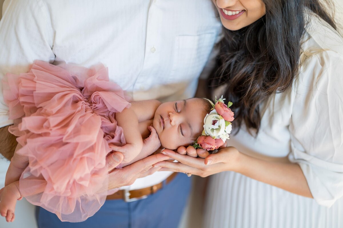 at home newborn lifestyle photoshoot