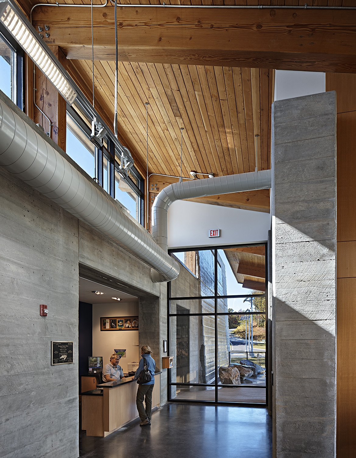 Gorges State Park Visitors' Center built by Cooper Construction - 3