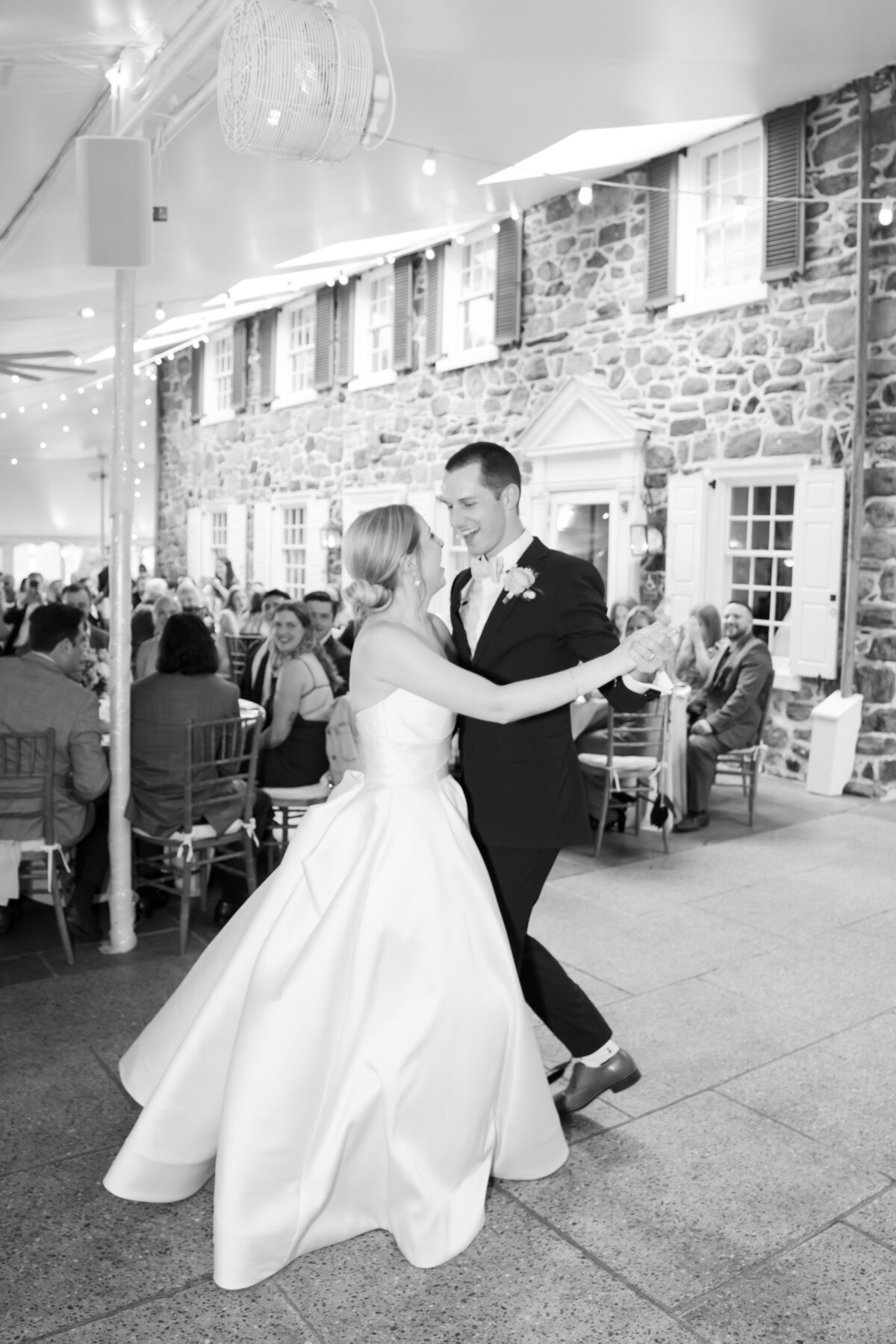 Wedding reception at Appleford Estate in Villanova, Pennsylvania