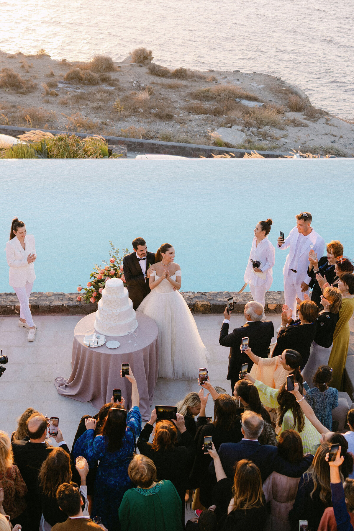 J&E | Glamorous Greece Wedding