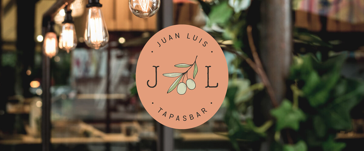 brand identity design for Juan Luis tapas restaurant