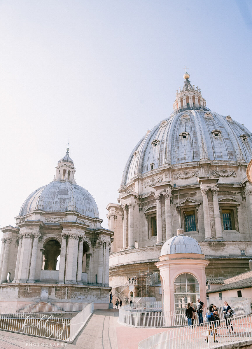 St Peters Basilica in Rome by Italy wedding photographer