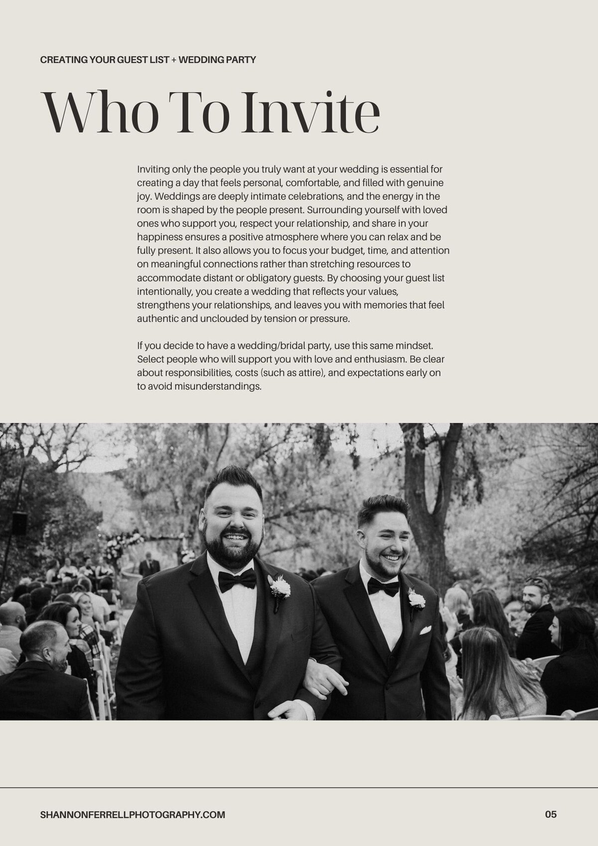 Tips and tricks for planning your own wedding.