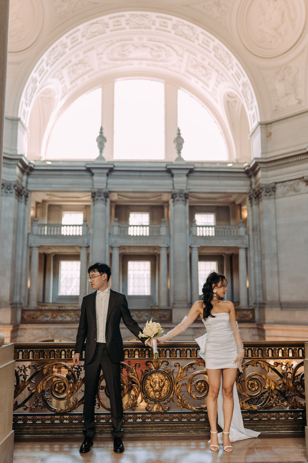 Joyce Li Photography Destination Wedding Elopement Engagement Lifestyle Portrait Photographer West Coast Seattle Washington California sfcityhallelopement-51