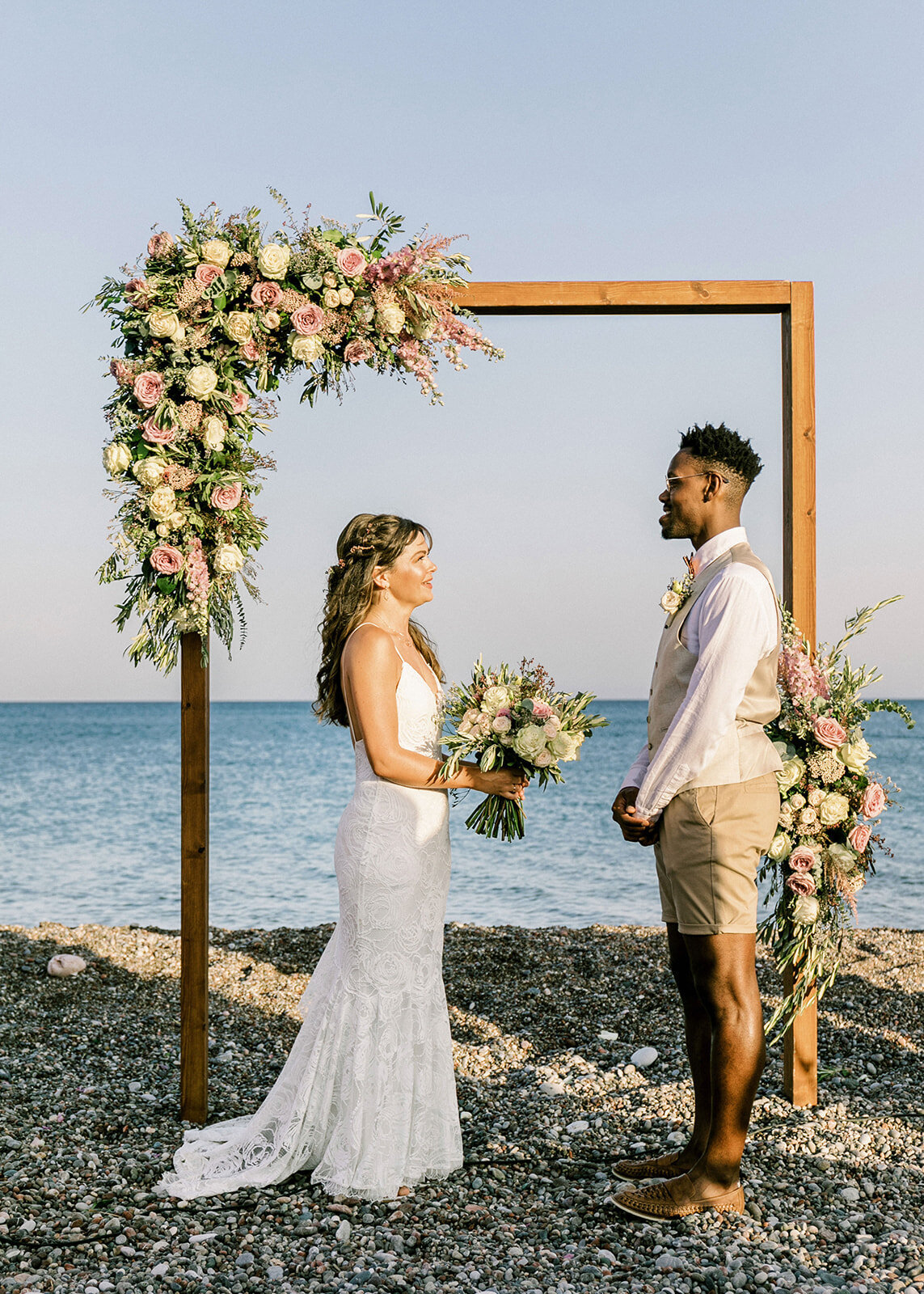 beach wedding with bohemian touches in rhodes greece (37)