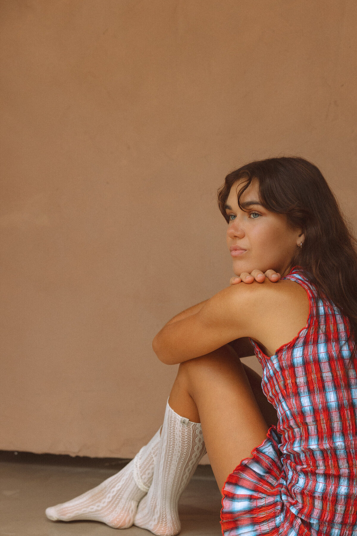Cinematic brand photography capturing a movement-filled editorial shoot for an eco-conscious fashion brand.