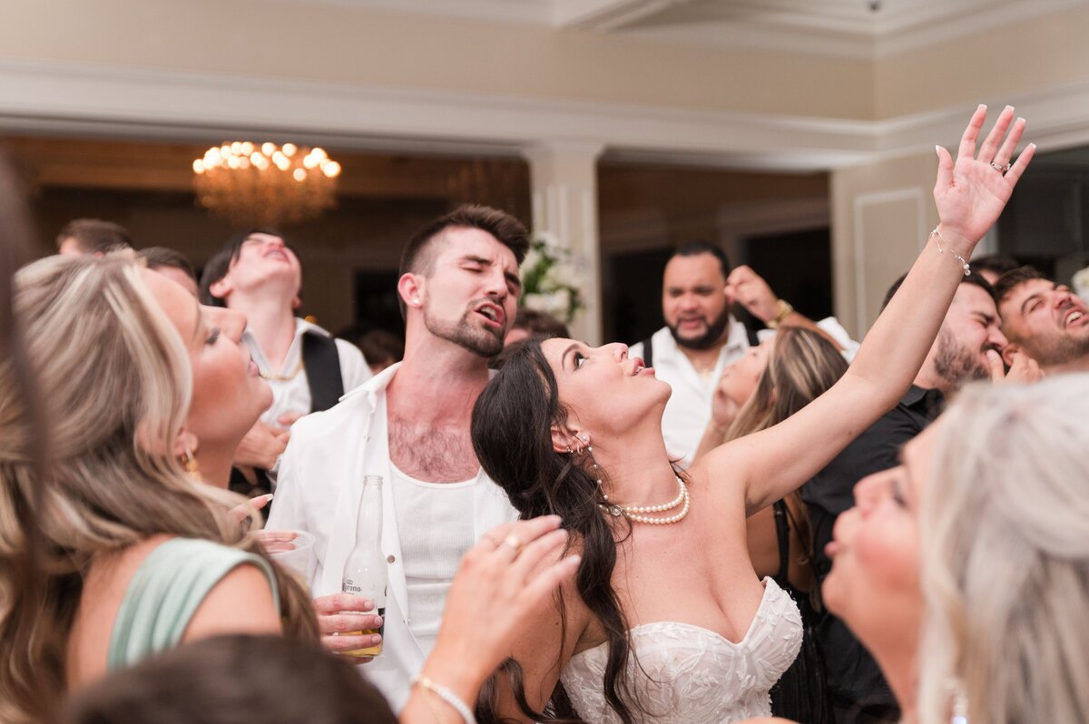 couple dancing excitely