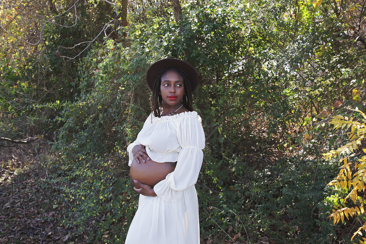 2 piece pregnancy crop top w-skirt