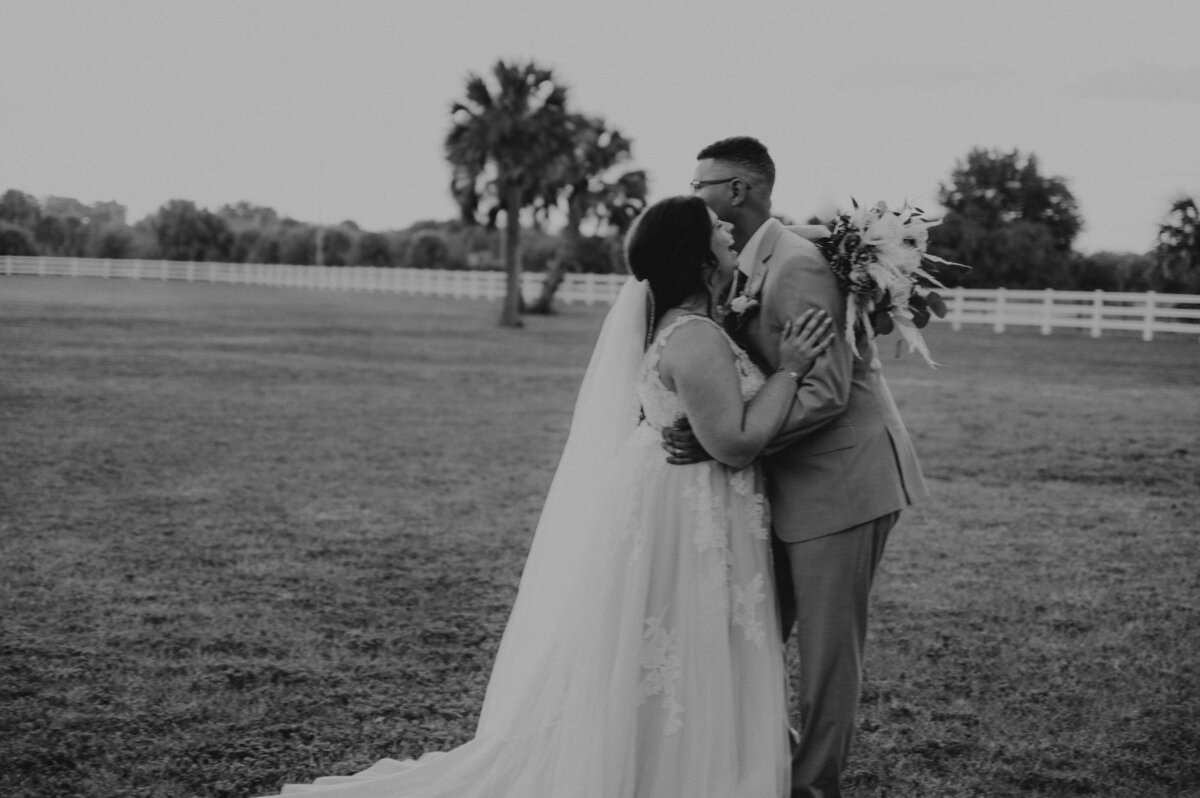 wedding couple laughing
