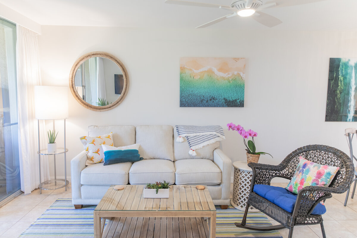 Maui Real Estate Photography - living room