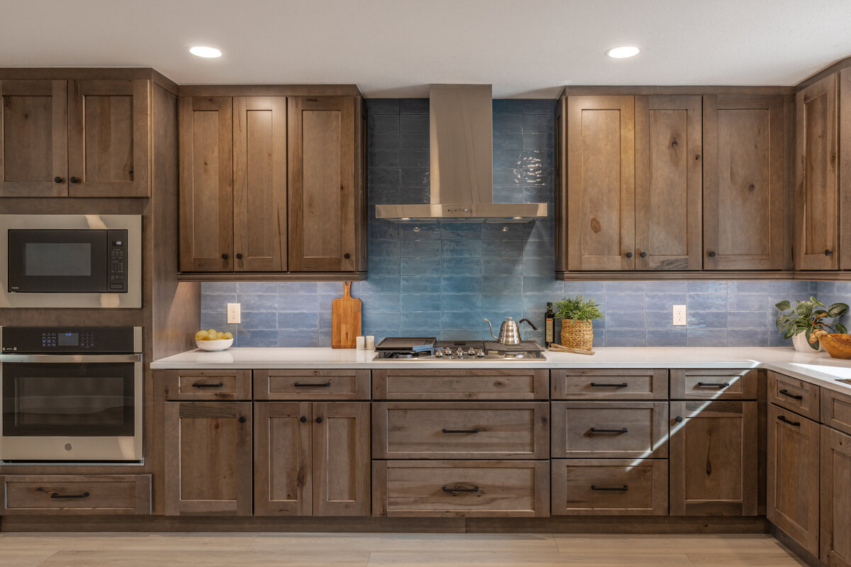 Maitland kitchen remodel with maple rustic cabinetry