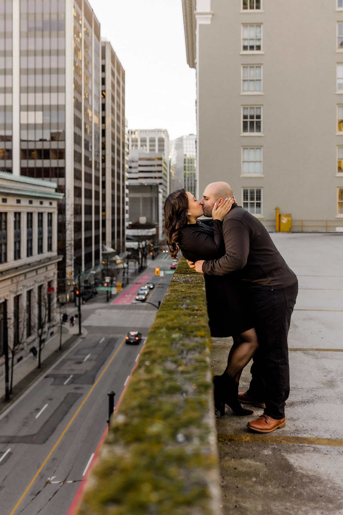 downtown Vancouver engagement -1-2