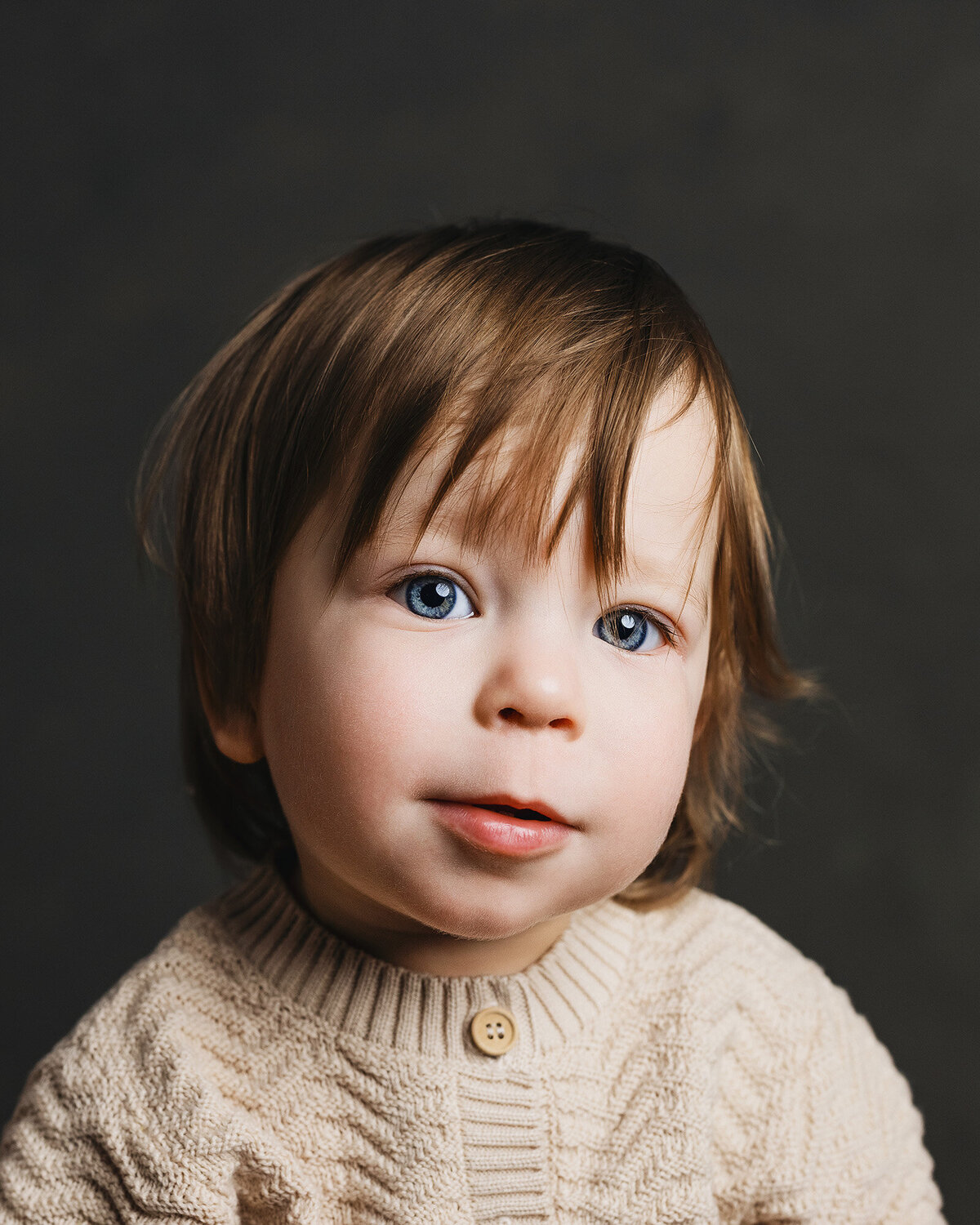 two year old girl portrait