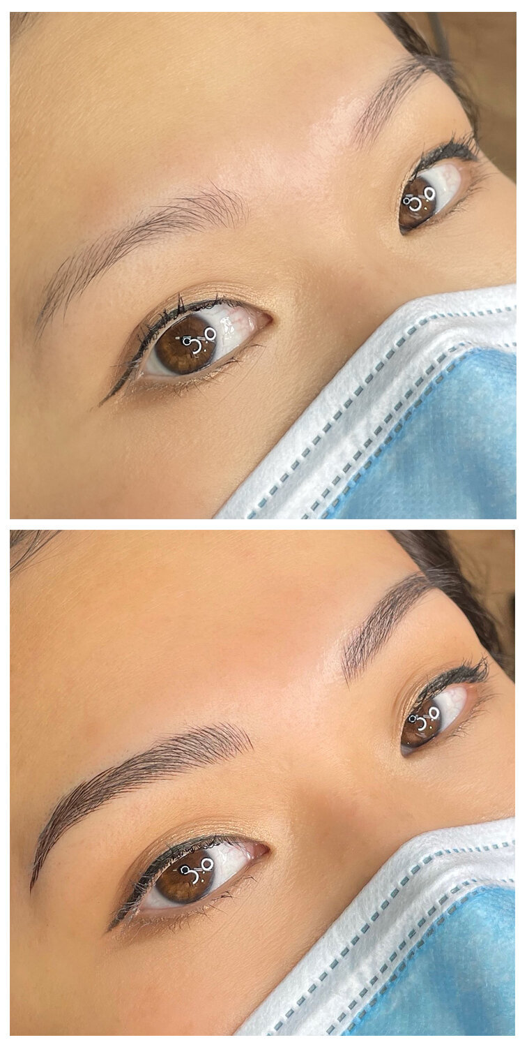 Natural Microblading for Asian Eyebrows