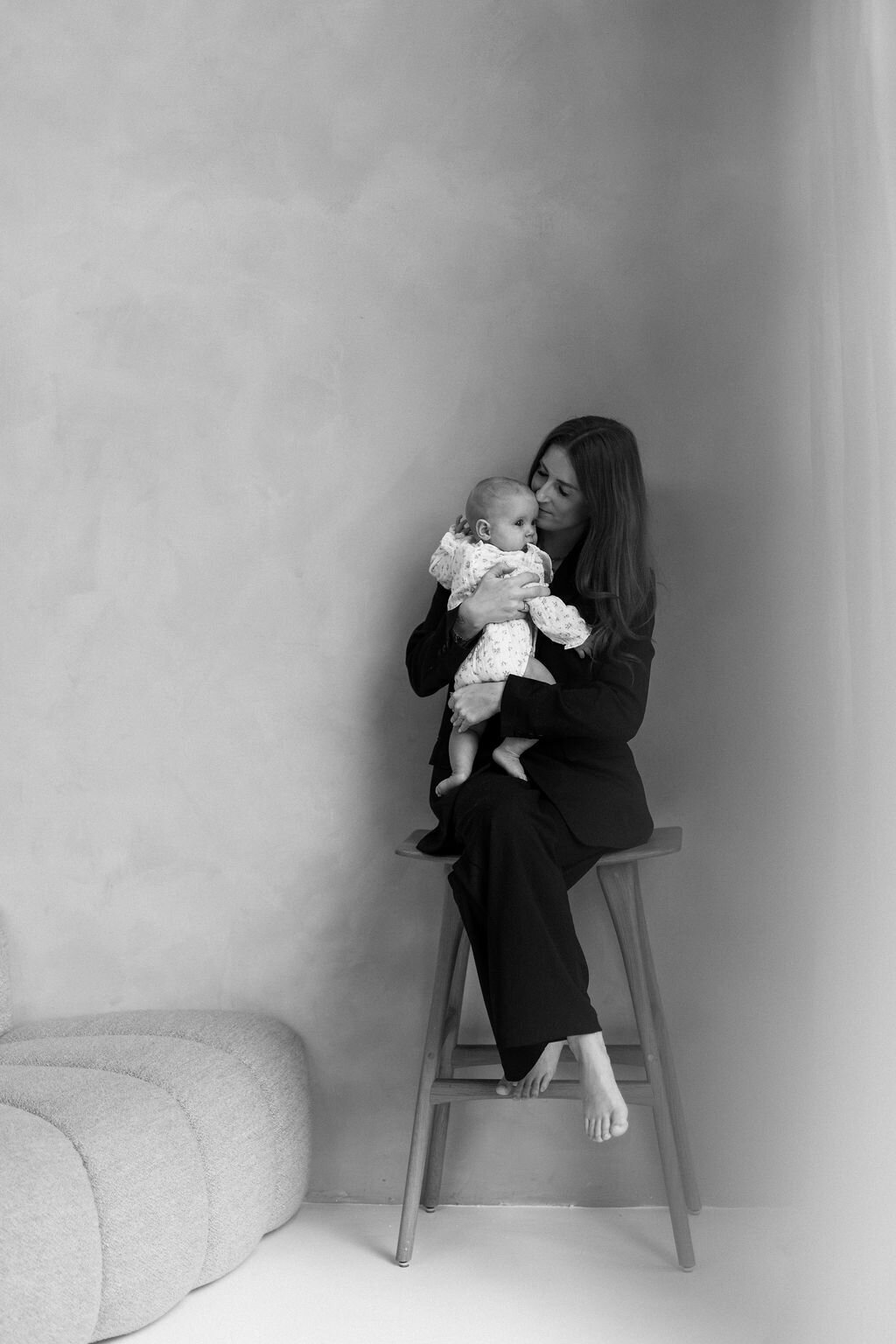 Gezinsshoot in daglicht studio Atelier Oost Amsterdam