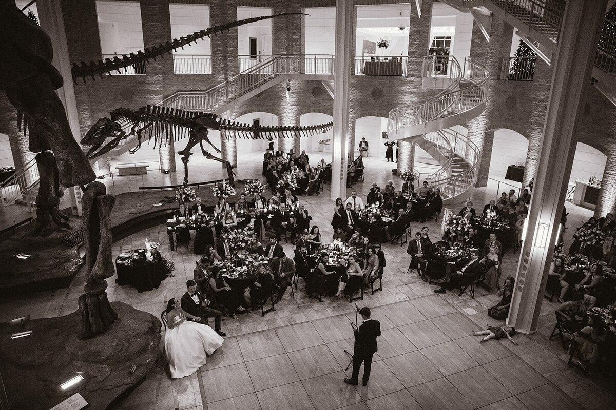 wide shot of atlanta museum