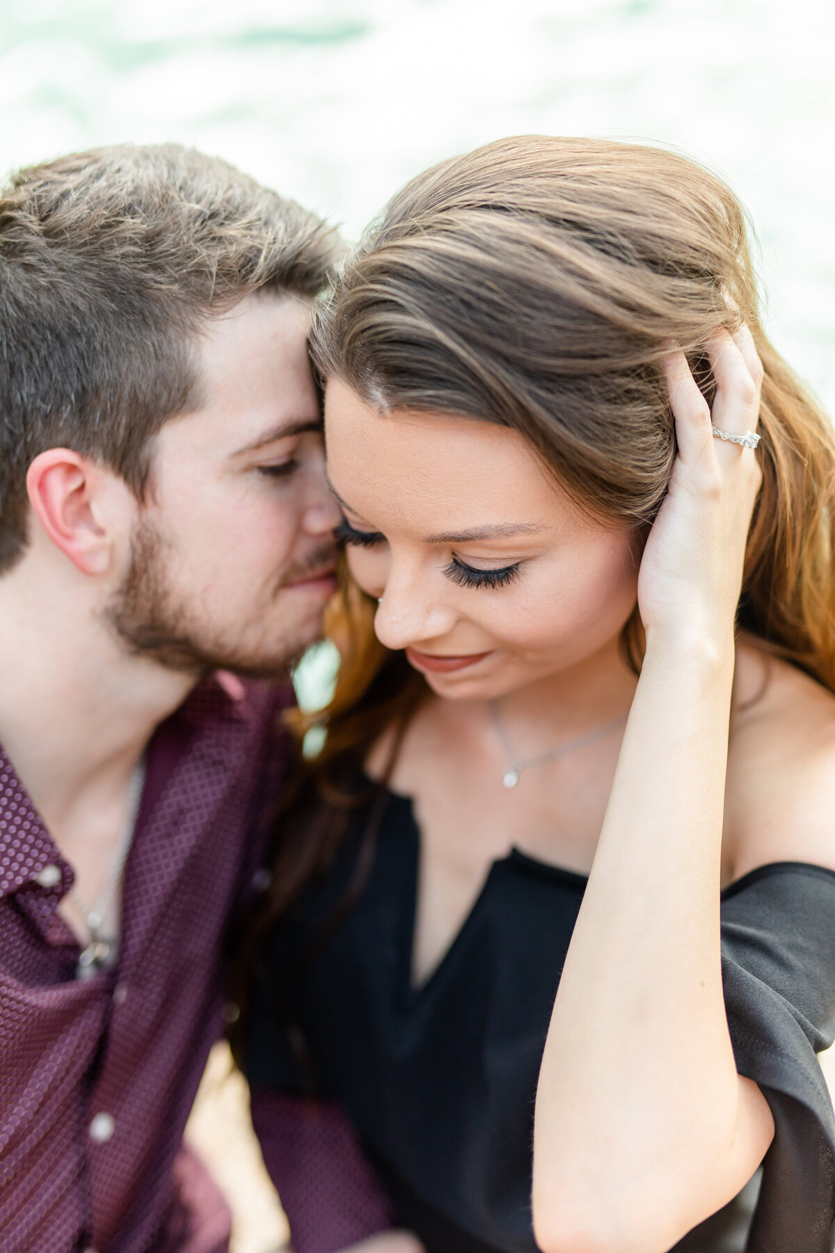 Light and Airy Engagement Photography at Sundance Square