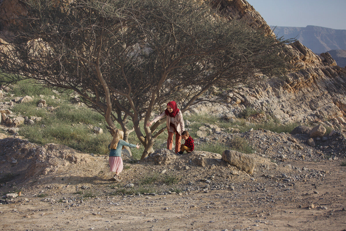 muslim-family-in-the-woods