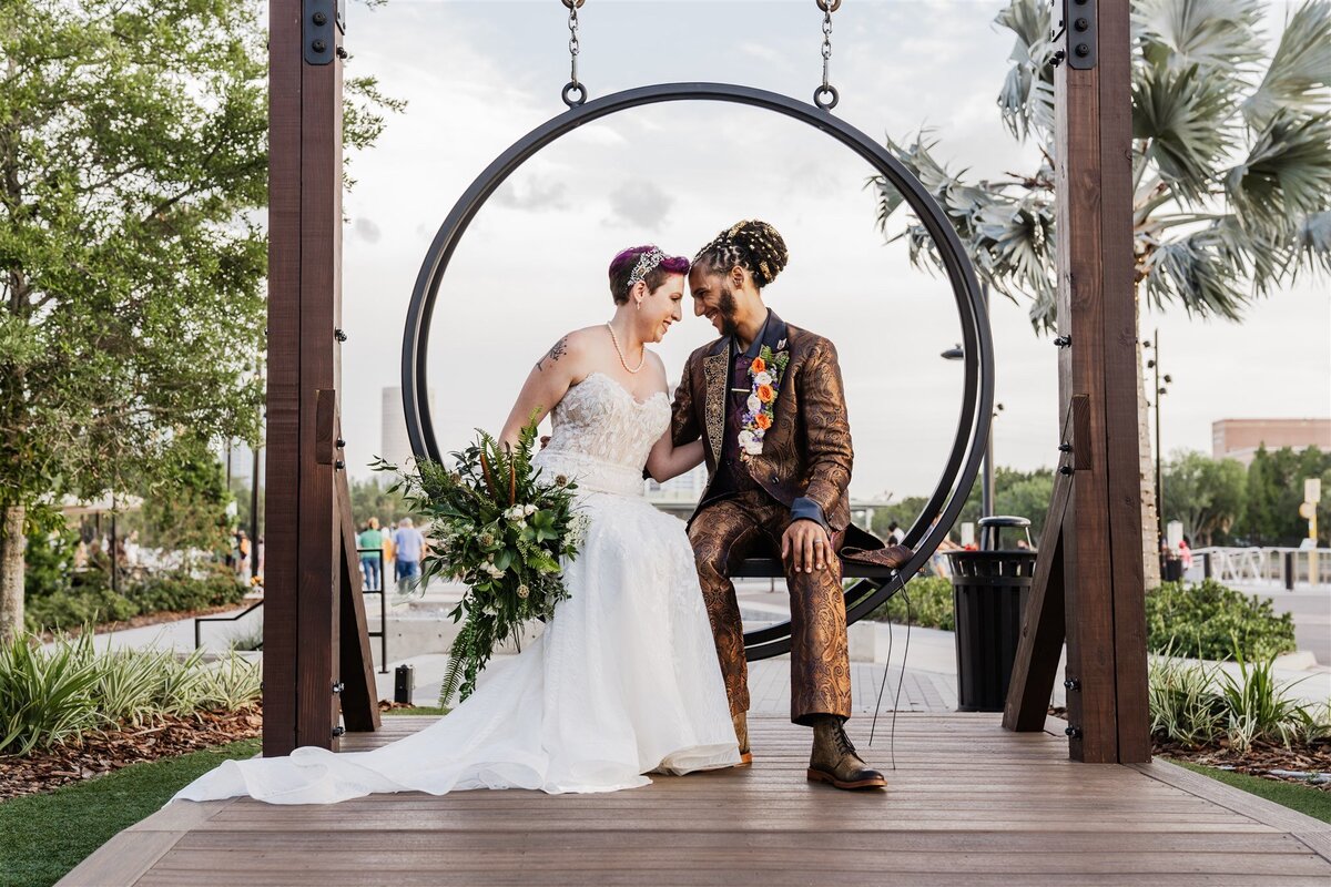 27 - Armature Works Wedding Bride & Groom - Tampa Bay Wedding Planner
